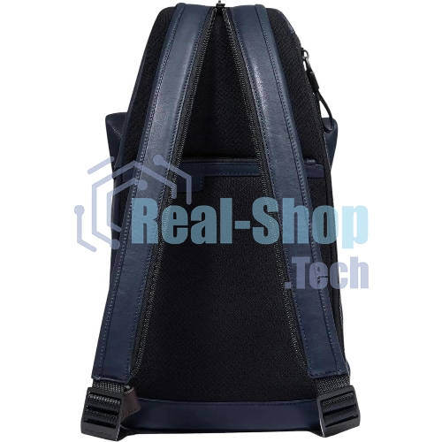 Рюкзак слинг Piquadro Harper CA6784AP/BLUTM синий/коричневый кожа