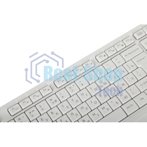 Комплект клавиатура+мышь A4Tech FStyler FG1012 беспроводной, USB, 1200 DPI, белый