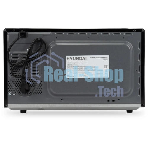 Микроволновая печь Hyundai HYM-D2079 черный, 23 л, 800 Вт, переключатели - кнопки, поворотный механизм