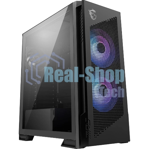 Компьютерный корпус MSI MPG VELOX 300R AIRFLOW PZ, Global, 2xUSB 3.2 Gen 1, 1xUSB 3.2 Gen2 Type-C,2x160мм ARGb Fan, 1x120мм