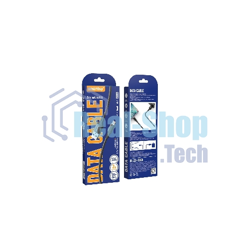 Кабель Smartbuy S14 MicroUSB черный, 3 А, 2 м