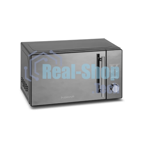 Микроволновая печь HOME HDG207BB черный, 20 л, 700 Вт, переключатели - кнопки, поворотный механизм