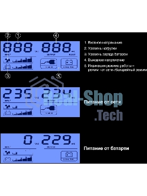 Источник бесперебойного питания ExeGate Smart LB-800.LCD.AVR.4C13 (800VA/480W, LCD, AVR, 4*C13, батарея 12V 9Ah, Black)
