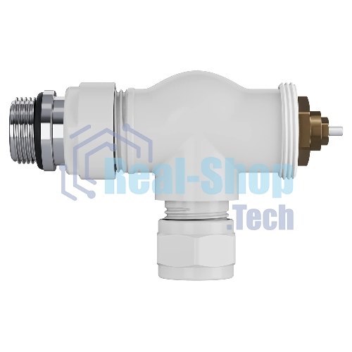 Набор термостатический осевой Royal Thermo Design Pro 15мм М30х1,5 (белый)