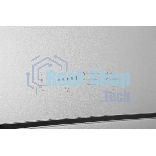 Холодильник Hitachi R-W660PUC7X GS серебристый стекло двухкамерный 396/144л морозилка сверху, No Frost, Side by Side