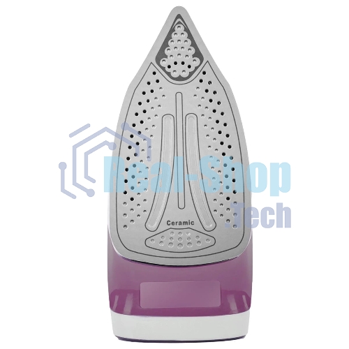 Утюг Eurostek EEI-2603 белый/розовый, 2600 Вт, 45 г/мин, 140 г/мин, 350 мл