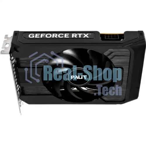 Видеокарта Palit GeForce RTX 5050 StormX, NVIDIA RTX 5050, 8 ГБ GDDR6, 128 бит, PCI-e 5.0, 1xHDMI, 3xDP, 2572 МГц