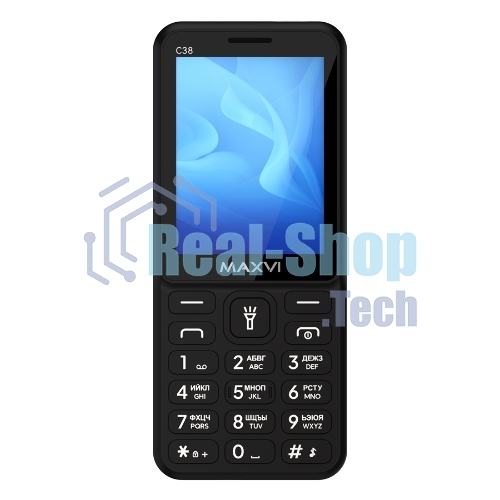 Мобильный телефон Maxvi C38 черный
