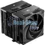 Кулер для процессора DEEPCOOL AK620 G2 DIGITAL NYX LGA1851/1700/1200/115X/AM5/AM4 (8шт/кор, TDP 260W, PWM, DUAL Fan 120мм, 6 тепл. трубок, Copper Base, черный) RET (R-AK620G2-BKNNMN-GJD-1)