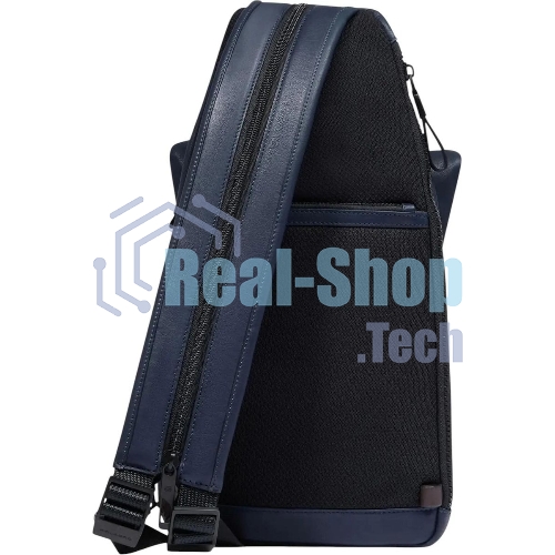 Рюкзак слинг Piquadro Harper CA6784AP/BLUTM синий/коричневый кожа
