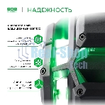 Уровень лазер. Ada LaserTANK 3-360 2кл.лаз. 515нм цв.луч. зеленый 3луч. (А00633)