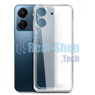 Чехол (клип-кейс) BoraSCO для Xiaomi Redmi 13C Silicone Case прозрачный (72840)