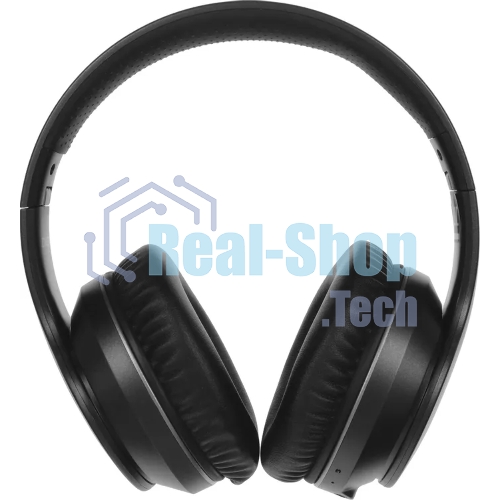 Беспроводные/проводные наушники Digma BT-19 ANC черный, накладные, Bluetooth + проводной, активное шумоподавление, складная конструкция, до 15 ч