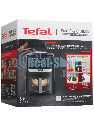 Аэрогриль Tefal EY5568E0 черный, 1670 Вт, 5 л, сенсор, 10 программ