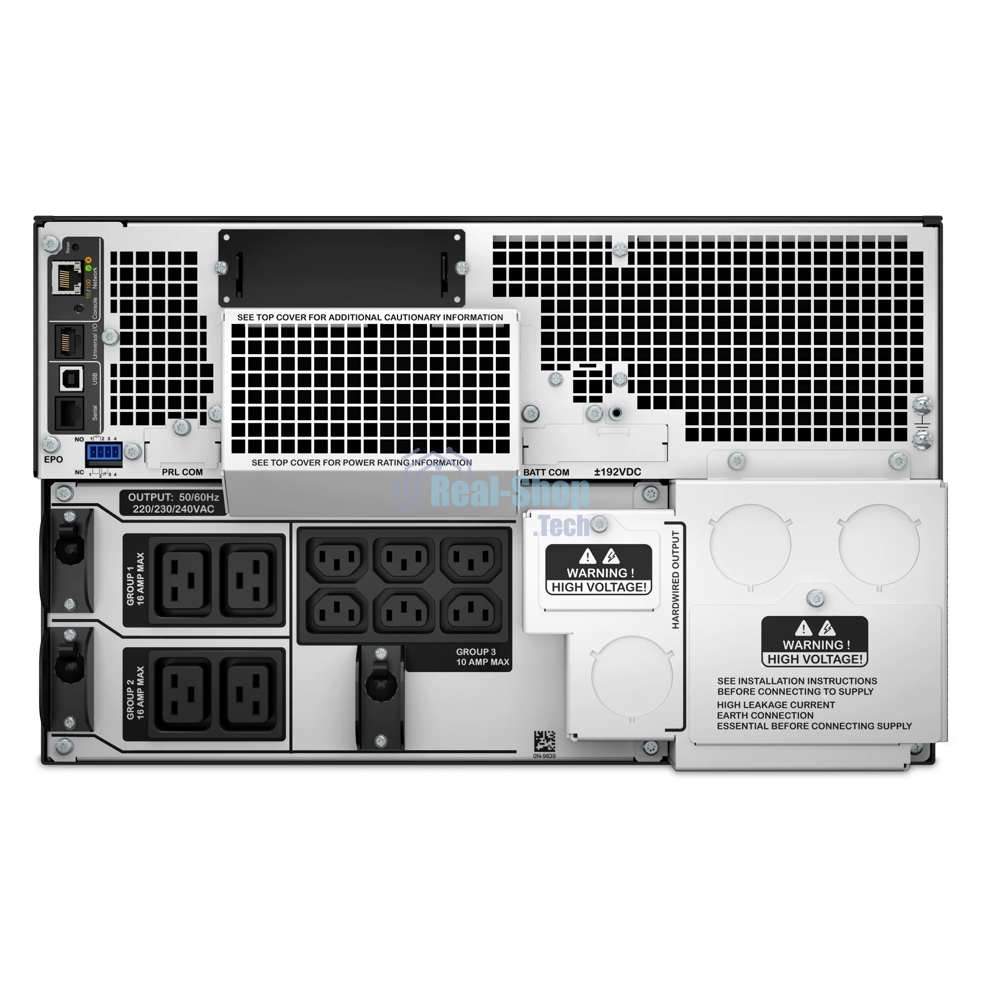Источник бесперебойного питания APC Smart-UPS SRT SRT8KRMXLI/8000ВА/8000Вт/4 х IEC 320 C19 (компьютерная), 6 х IEC 320 C13 (компьютерная)