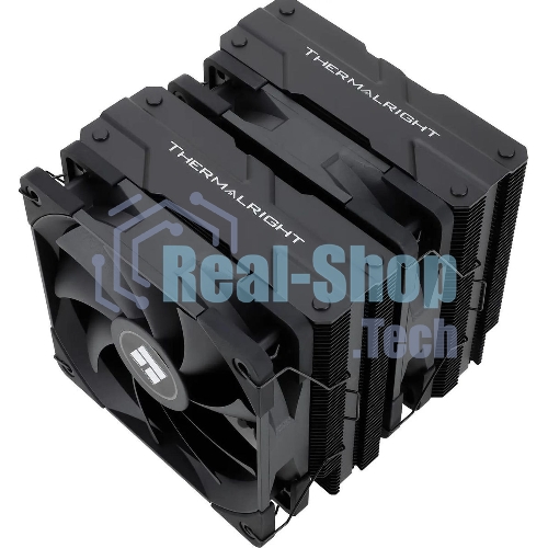 Устройство охлаждения(кулер) Thermalright Peerless Assassin 120 Soc-AM5/AM4/1151/1200/1700 черный 4-pin 25.6dB Al+Cu 750gr Ret (PA120-BLACK)