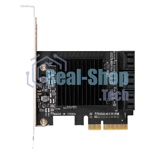 Контроллер ExeGate EXE-516 (PCI-E x4 v3.0, SATA3 6Gb/s, 6 int, ASMedia Chipset ASM1166)
