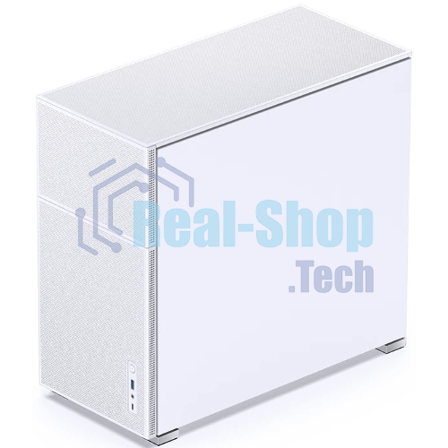 Компьютерный корпус без блока питания Case JONSBO D41 MESH, Midi-Tower, TG, no fan, 1xUSB-A 3.2 + 1xUSB-C 3.2, ATX, mATX белый