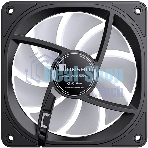Вентилятор для корпуса JONSBO FR-606BR Reverse (120x120x25мм, 4-pin PWM, ARGb, 35.99CFM, 26.5dBA, 1500RPM, черный)