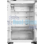 Холодильник Hitachi R-W660PUC7X GS серебристый стекло двухкамерный 396/144л морозилка сверху, No Frost, Side by Side