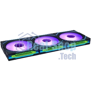 Вентилятор для корпуса Lian-Li Uni Fan SL-INF Wireless 120 ARGB 120х124.5x28 черный 4-pin 29.2дБ (упак.:3шт) (G99.12SLIN1W3B.R0) Ret
