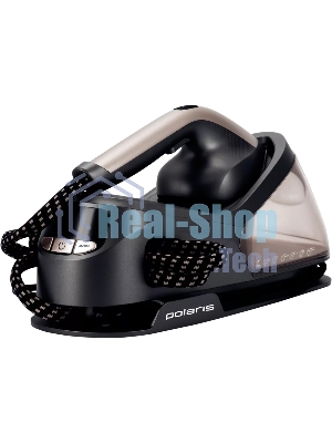 Парогенератор Polaris PSS 2002K X-Steam PRO WIFI IQ Home черный/золотистый, 2600 Вт, 120 г/мин, 300 г/мин, 1200 мл