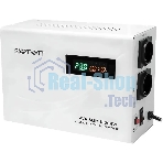 Настенный стабилизатор напряжения SMARTWATT AVR SLIM 1500RW (100W - 260W, 1500VA, 1.5 кВт, 50 Гц, розеток - 2, LED-диспл