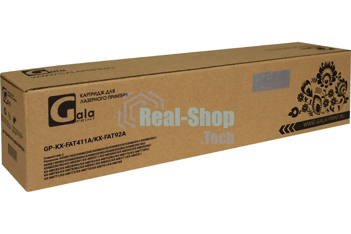 Тонер-туба GalaPrint GP-KX-FAT411A/461/FAT92/FAT94/KX-FAC415 черный (2000 стр) для Panasonic KX-MB261/262/263/271/763/771/772/773/778/778CN/781/783/228CN/238CN/258CN/2000/2010/2025/2030/2061/2003CN/2008CN/2033CN/2038CN