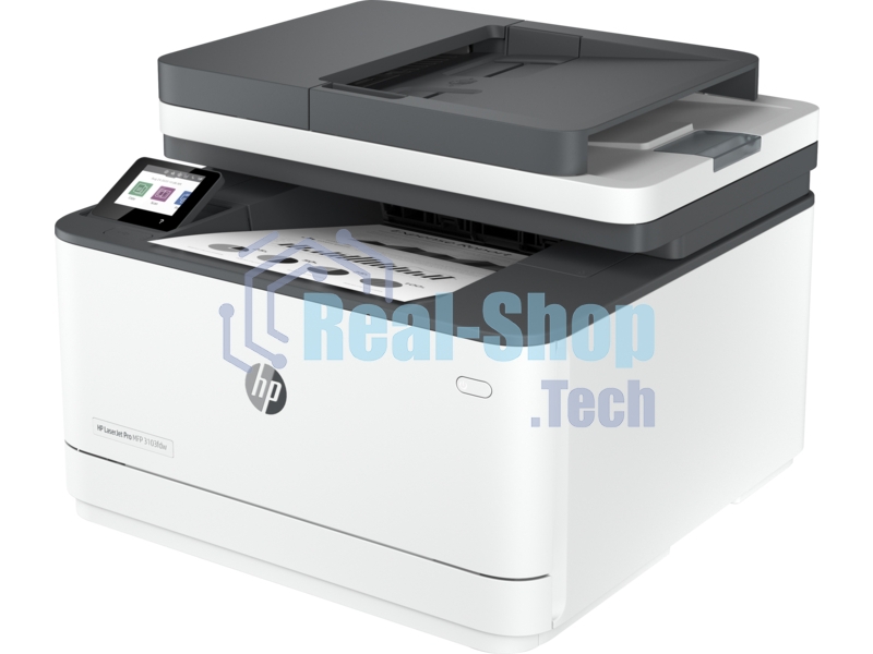 МФУ лазерное HP LaserJet Pro 3103fdw (3G632A), A4, ч/б, печ. 33 стр/мин., скан до 19 стр/мин. (ч/б) 8 стр/мин. цвет, 1200x1200 dpi, Ethernet (RJ-45), USB 2.0, Wi-Fi
