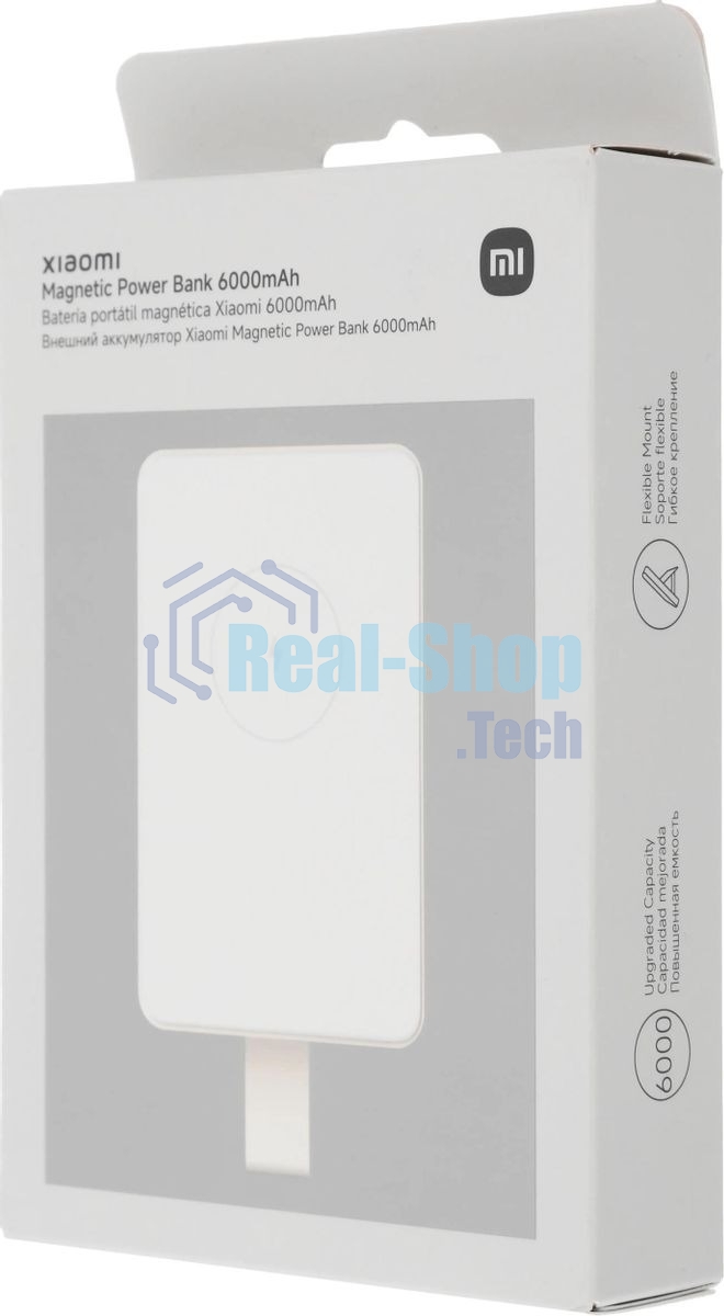 Портативный аккумулятор Xiaomi Magnetic Power Bank 6000mAh GL WPB0620MI бежевый (BHR9074GL)