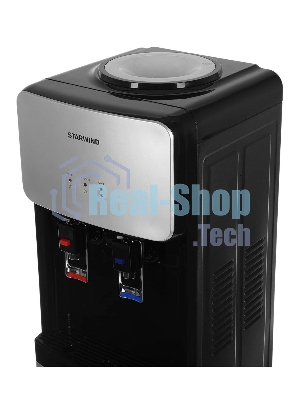 Кулер для воды Starwind SW-1011EB, верхняя загрузка, нагрев 95 °С, охлаждение 10 °С, черный/серебристый