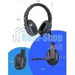 Гарнитура Defender Warhead G-160 чёрный/синий, проводная