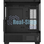 Компьютерный корпус AeroCool/Formula V Line Crystal E1 Black, ATX, TYPE-C*1, USB3.0*2, Switch Display Panel