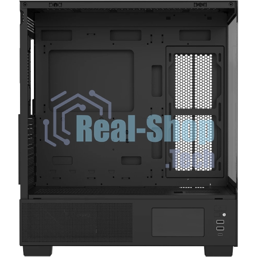 Компьютерный корпус AeroCool/Formula V Line Crystal E1 Black, ATX, TYPE-C*1, USB3.0*2, Switch Display Panel