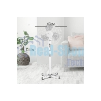 Вентилятор Blackton Bt F1114 White-Gray (2в1 ч/б коробка + 1 ч/б коробка). (2в1 ч/б коробка + 1 ч/б коробка) Потребляемая мощность: 45 Вт, Тип управления: Механический, Количество скоростей: 3, Диаметр решетки: 40 см, Длина сетевого шнура: 1.45 м, Защита от поражения электротоком: Класс II