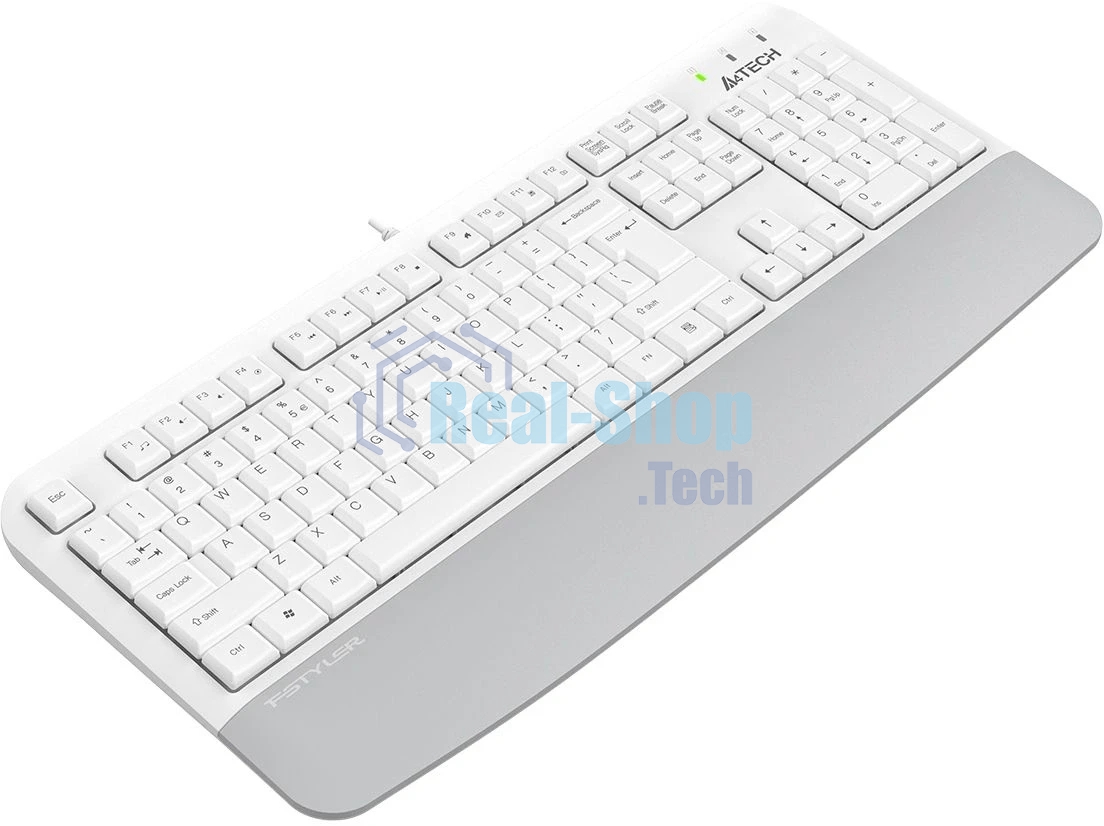 Клавиатура A4Tech Fstyler FK20 проводная, USB Type-A, белый