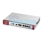Межсетевой экран Zyxel USG FLEX 200HP, Rack, 1xRJ-45: 1/2.5G (LAN/WAN), 1xRJ-45: 1/2.5G PoE+ (LAN/WAN), 6xRJ-45: 1G (LAN/WAN), 1xUSB3.0 **