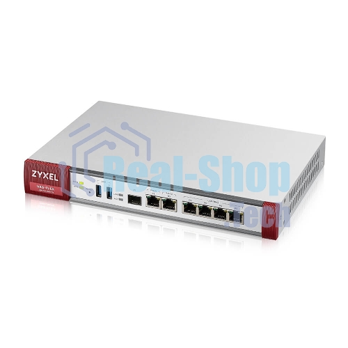 Межсетевой экран Zyxel USG FLEX 200HP, Rack, 1xRJ-45: 1/2.5G (LAN/WAN), 1xRJ-45: 1/2.5G PoE+ (LAN/WAN), 6xRJ-45: 1G (LAN/WAN), 1xUSB3.0 **