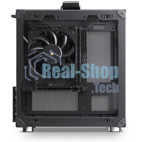 Компьютерный корпус JONSBO Computer Case C6Handle black hang-in version черный, Mini-Tower, материнская плата mATX, без БП, прозрачная боковая панель