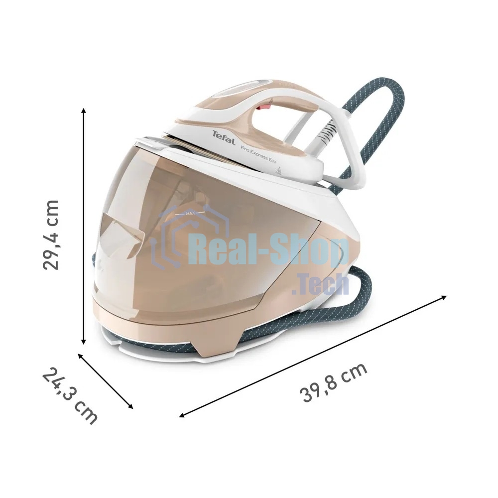 Парогенератор Tefal Pro Express Eco GV9E22E0 розовое золото, 2200 Вт, 140 г/мин, 550 г/мин, 1800 мл