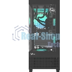 Компьютерный корпус AeroCool/Formula V Line Crystal E1 Black, ATX, TYPE-C*1, USB3.0*2, Switch Display Panel