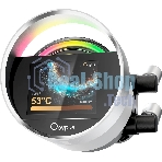 Система охлаждения Ocypus Sigma L36 WH ARGB, 360мм, LCD Pump 2.4