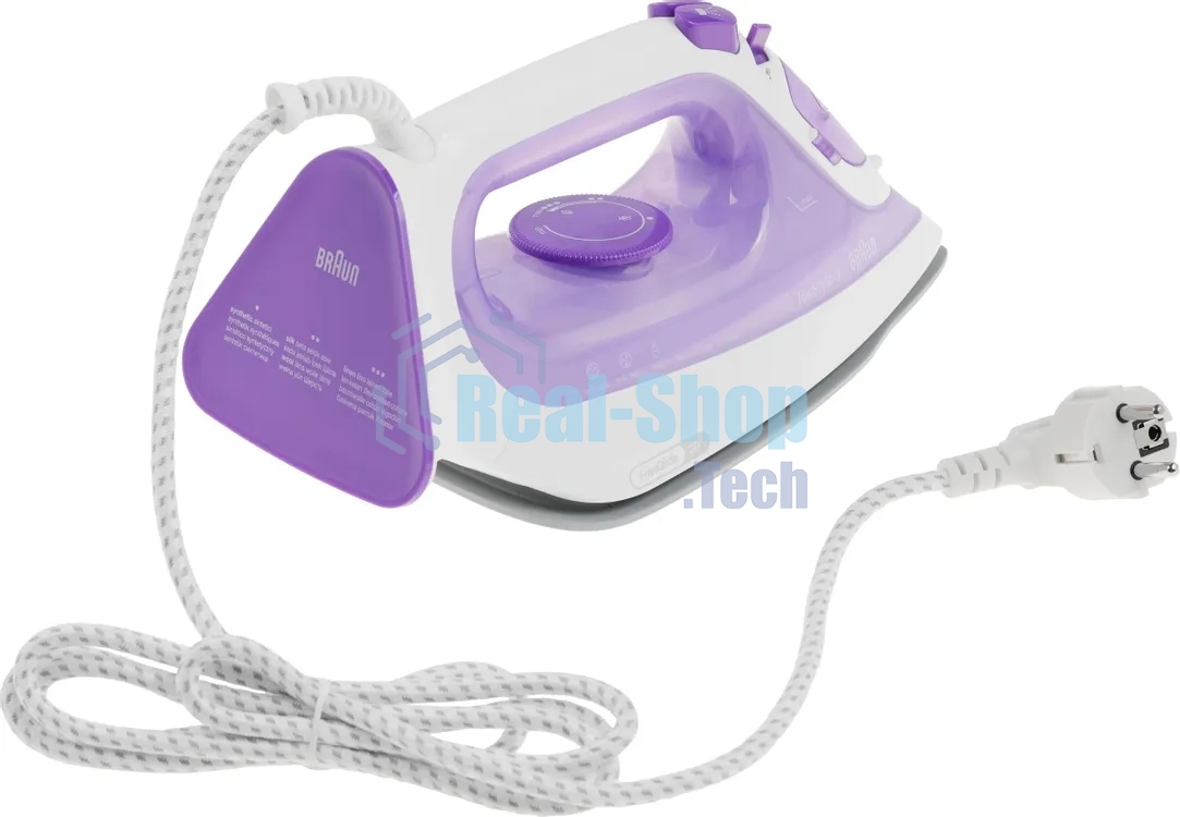 Утюг Braun SI3042VI фиолетовый/белый, 2350 Вт, 45 г/мин, 160 г/мин, 270 мл