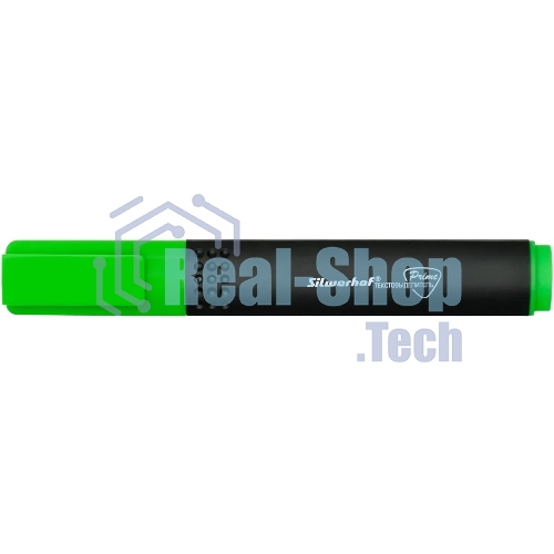 Текстовыделитель Silwerhof Prime 108031-03, скошенный пишущий наконечник, 1-4мм, зеленый, коробка