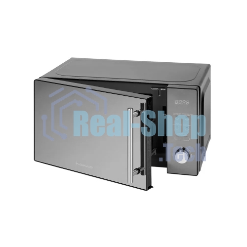 Микроволновая печь HOME HDG207BB черный, 20 л, 700 Вт, переключатели - кнопки, поворотный механизм