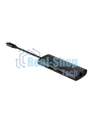 Разветвитель USB-C A4Tech DST-80C 2порт. серый