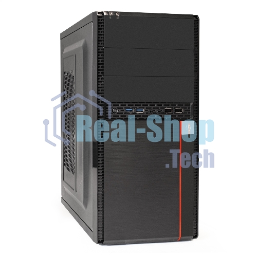 Компьютерный корпус Minitower ExeGate BA-204U-UNS400 (mATX, БП UNS400 с вент. 12см, 2хUSB+2хUSB 3.0, аудио, черный)