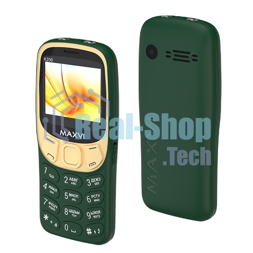 Мобильный телефон Maxvi K200 темно-зеленый