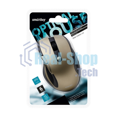 Мышь беспроводная Smartbuy 508 золотая (SBM-508AG-GD)