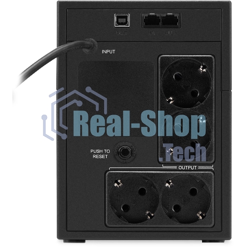 Источник бесперебойного питания Ippon Back Basic 1200 LCD Euro 720Вт 1200ВА черный